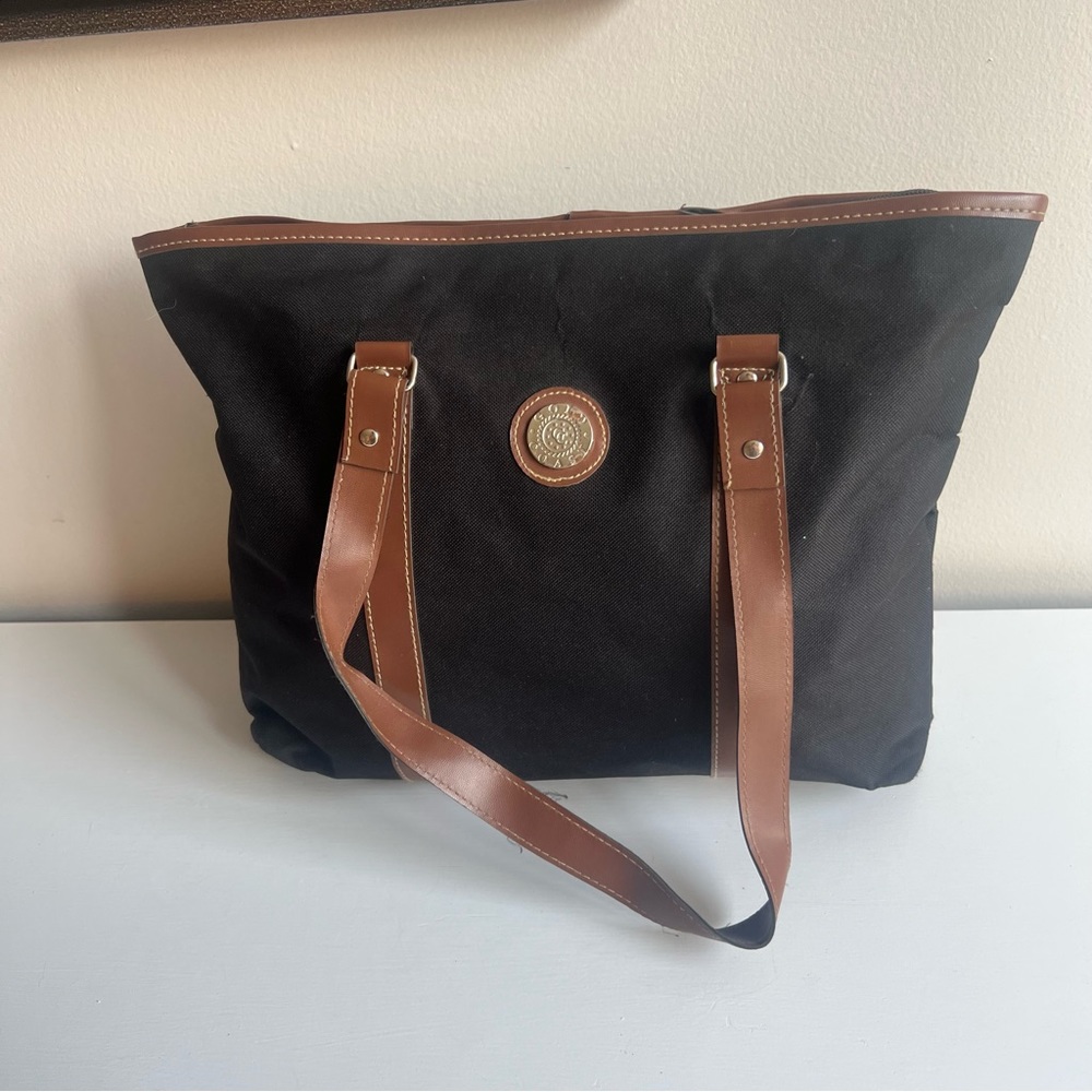 Gold Coast Black And Brown Tote  Bag